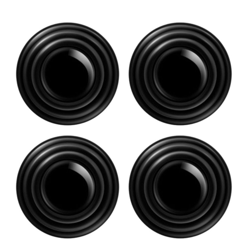 4pcs Car Door Shock Sticker Car Door Shock Absorber Gasket Sound Insulation Pad Noise Reduction