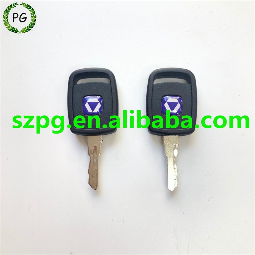 2pcs XCMG Key for Xugong Liugong Bearing 30E 40B 50C 50CN 855 856 Electric Lock Key