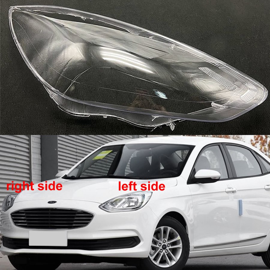 For Ford Escort 2019 2020 Headlight Cover Headlamps Shell Lens Transparent Lampshade Plexiglass Replace Original Lampshade