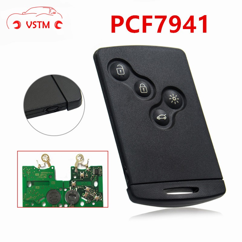 PCF 7941 NEW 4 BUTTON CARD (NOT SMART) WITH PCF7941 HIGH QUALITY