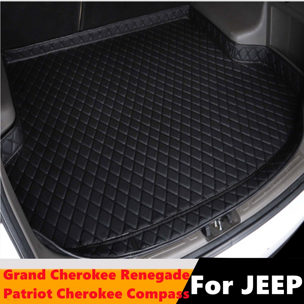 Sengayer Car Trunk Mat Auto Parts Tail Boot Carpet Pad For Jeep Grand Cherokee Patriot Renegade Cherokee Compass 2007 08-2021