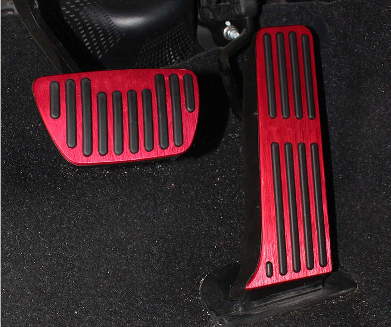 Car Accelerator Gas Pedal Brake Pedal Footrest Pedal Non-slip Pads Case Cover For Toyota Camry 2018 2019 Accessories