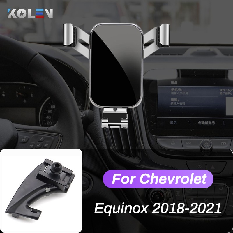 Car Mobile Phone Holder Chevrolet Chevy Equinox 2018 2019 2020 2021 GPS Gravity Standard Navigation Bracket Special Accessories