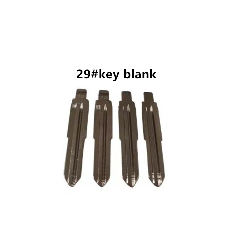 10pcs #29 lishi HYN7R Metal Blank Uncut Flip KD/VVDI Remote Key Blade for Hyundai Sonata MOINCA Kia Auto Replacement