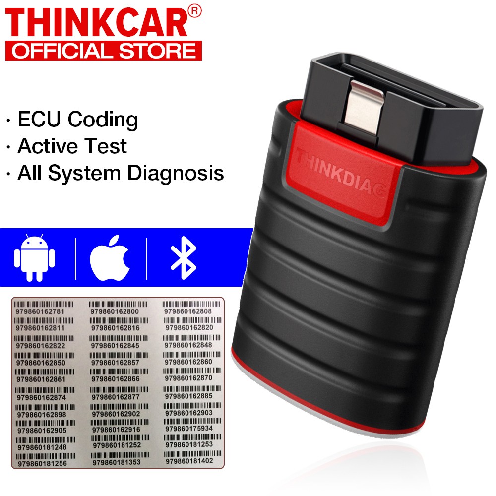 ThinkDiag Old Version Bluetooth Code Reader OBD2 Scanner Andriod IOS Diagnostic Tool Oil Reset Service Instead of EasyDiag