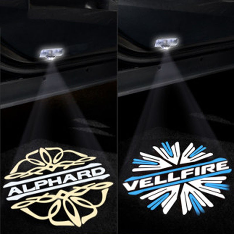 2pcs Car Logo Projector Lamp Welocme Light For Toyota Alphard Vellfire Car Style Alphard Car Door Light Vellfire Attractive Light