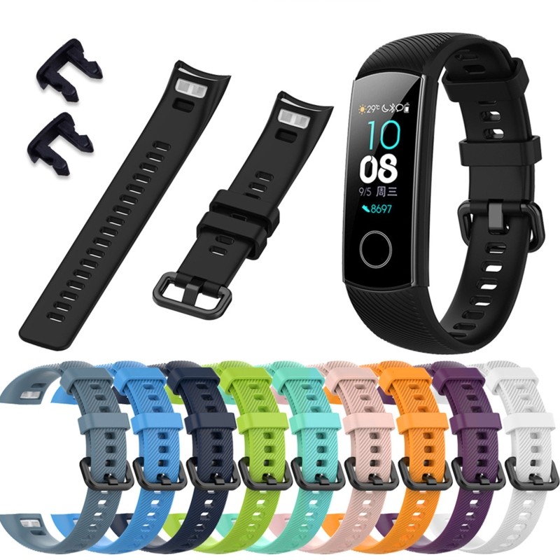 Anti-Scratch Soft Silicone Watch Band Sport Wrist Strap Replacement for Huawei Honor 5/4 Sport Bracelet Accessories