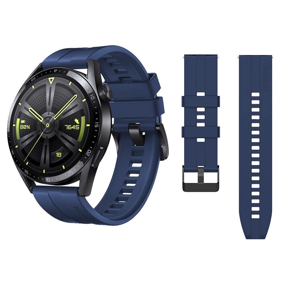 22mm Silicone Band For Huawei Watch Gt3 46mm / Huawei Watch 3 Pro 48mm / Watch 3 46mm Official Style Strap Band For Huawei Gt3 46mm