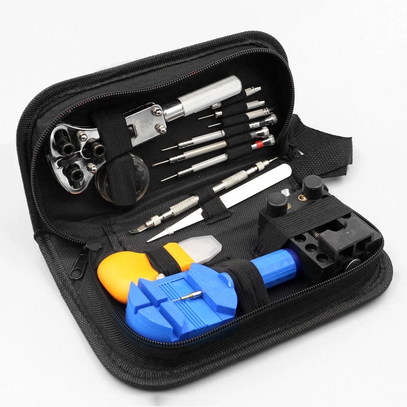 13pcs Repair Tool Kits Watch Lightweight Portable Shell Opener Watch Pin Connect Remover Watch Repair Tool Kit