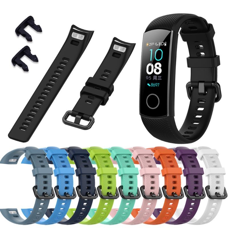 Anti-Scratch Soft Silicone Watch Band Sport Wrist Strap Replacement for Huawei Honor 5/4 Sport Bracelet Accessories