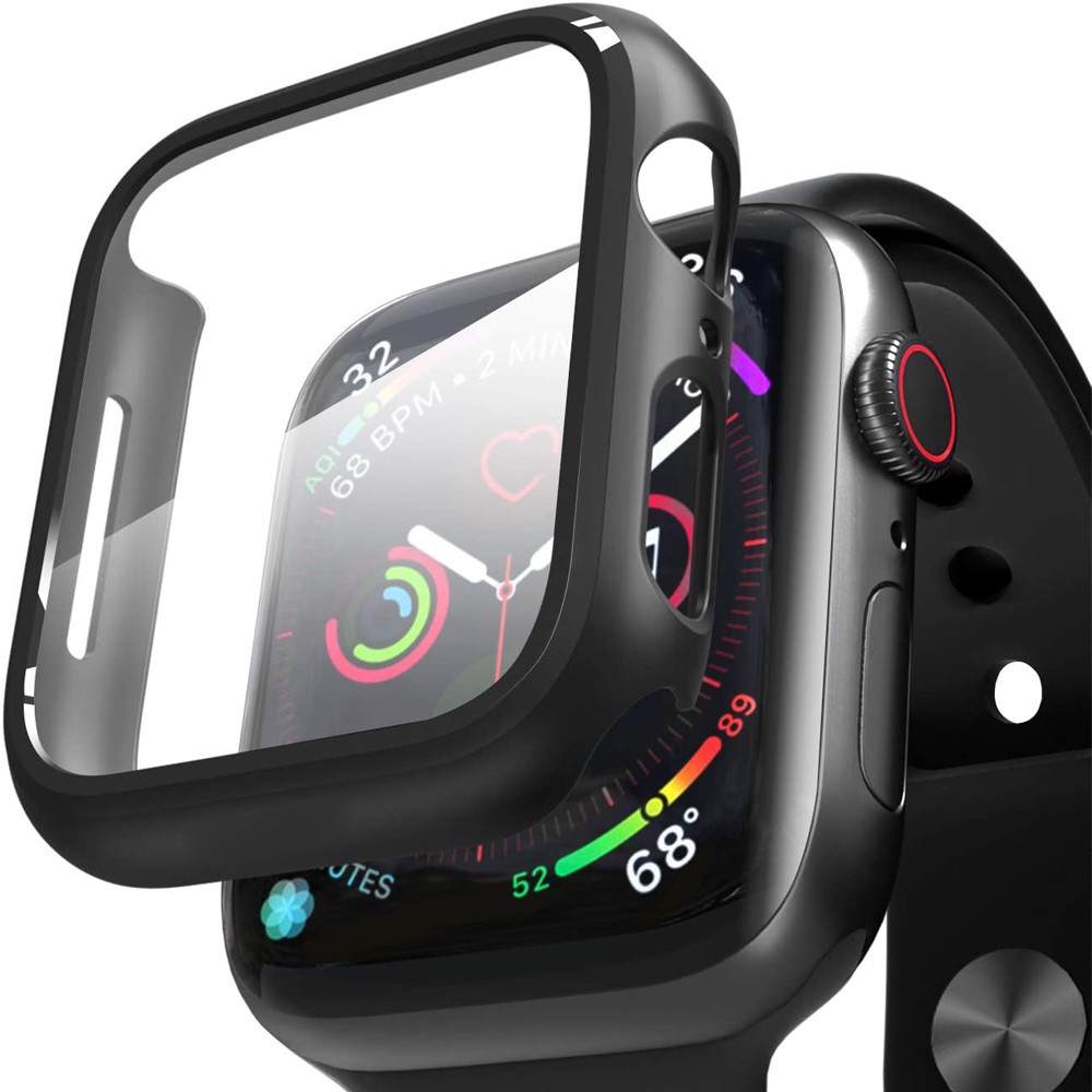 Tempered Glass Screen Protector For Apple Watch Series 6 5 4 3 2 SE 44mm 40mm 42mm 38mm Iwatch 38 40 44mm Film Protection Case