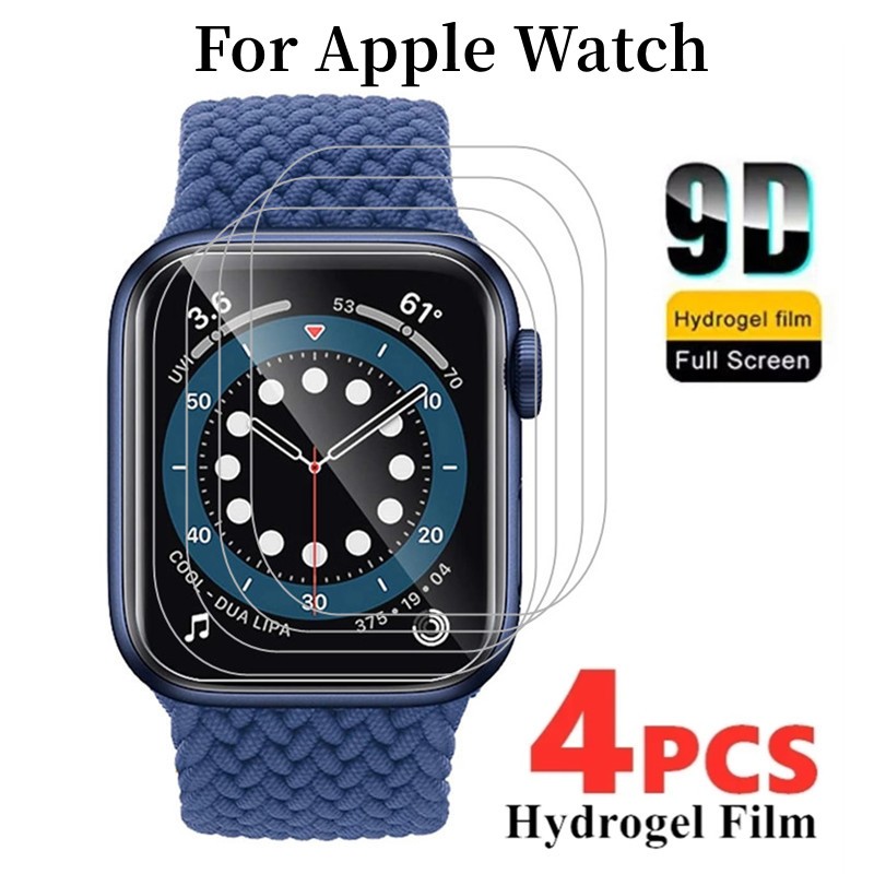 For Apple Watch 7 6 SE 5 4 3 45mm 41mm Hydrogel Protective Film For Apple Watch Series 3 4 38mm 42mm 40mm 44mm Screen Protector