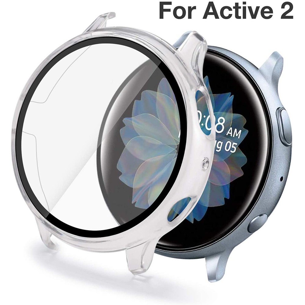 Full Tempered Glass Screen Protector Case For Samsung Galaxy Watch Active 2 40mm 44mm 40 44mm Protect Protective Film