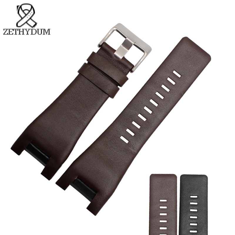 High Quality Genuine Leather Bracelet Band 32*18mm Watch Strap For Diesel Watch Band For DZ1273 DZ1216 DZ4246 DZ4247 DZ287 Strap