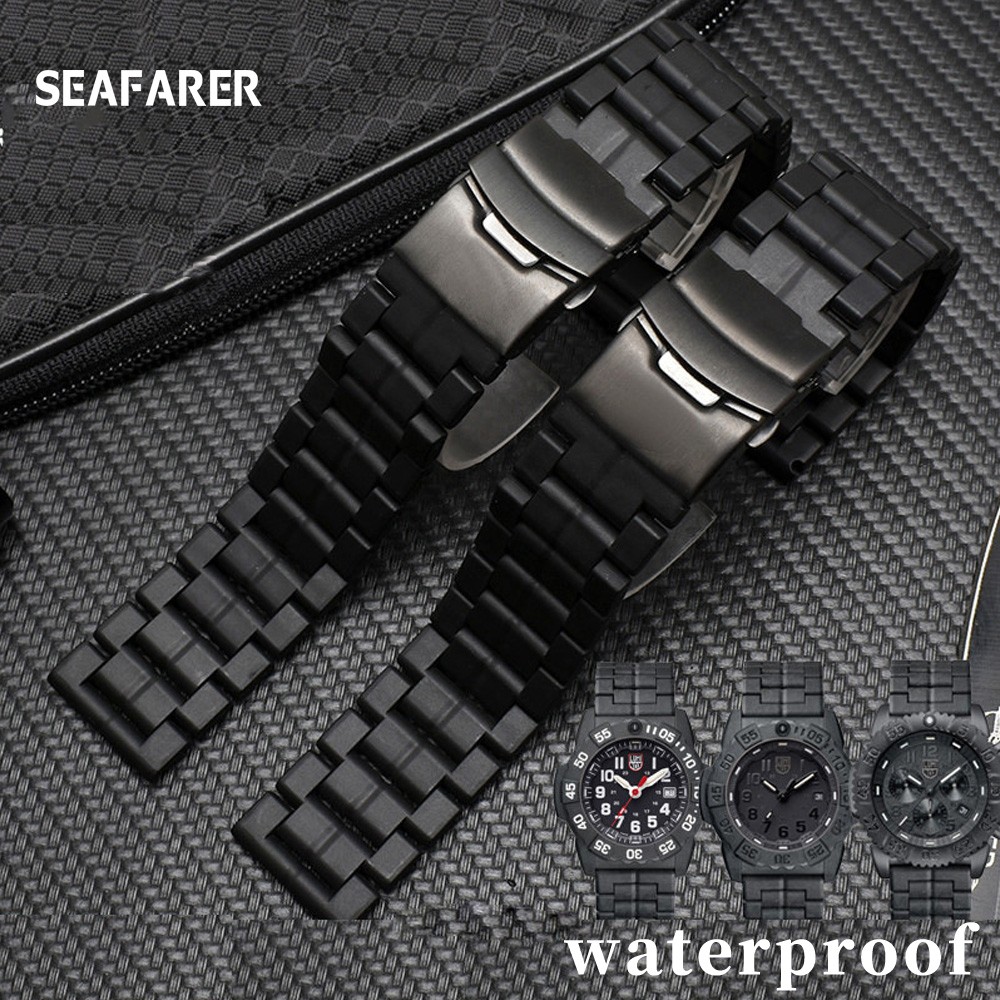 Men's Military Watch Plastic Fiber Strap, Water Resistant, 23mm, 3051 3160 3080 6402 Sport