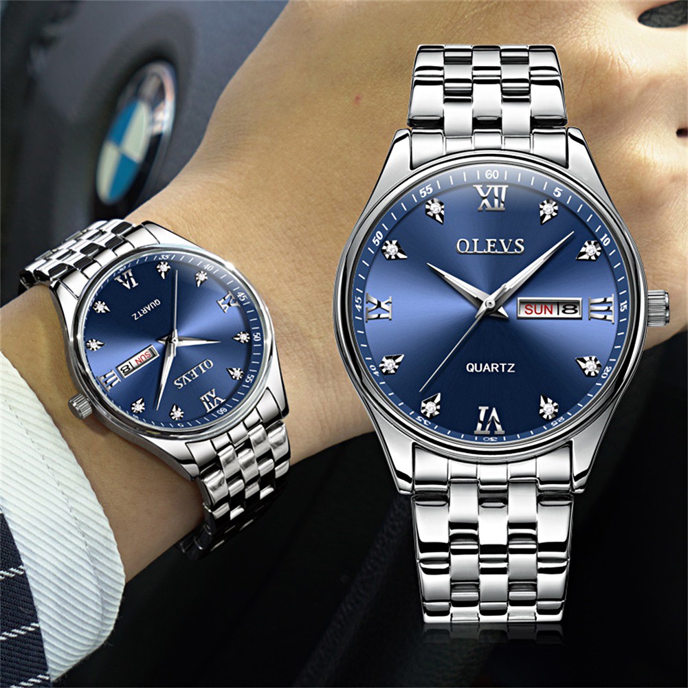OLEVS luxury watch for man waterproof quartz wristwatch