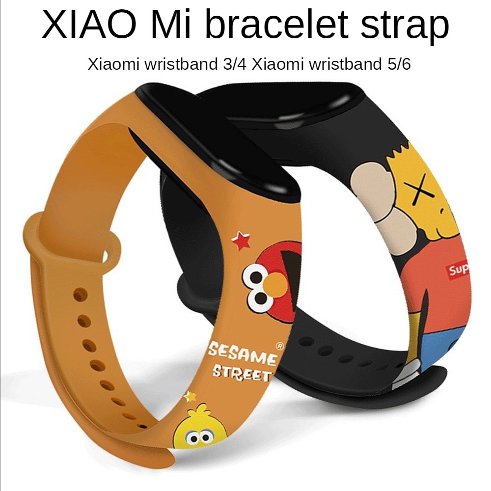 The new wristband is suitable for Mi band 6 smart bracelet wristband personalized replacement Mi band 5 smart strap xiaomi band