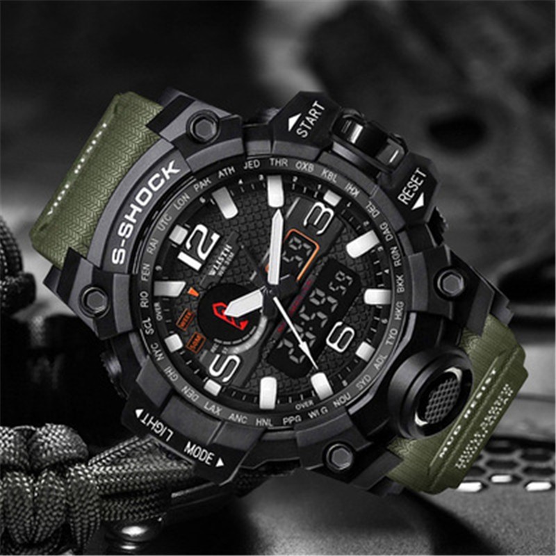 Montre Homme Sport Mens Watches Luxury Brand Designer LED Digital Chronograph Watch for Men Waterproof Wristwatches Reloj