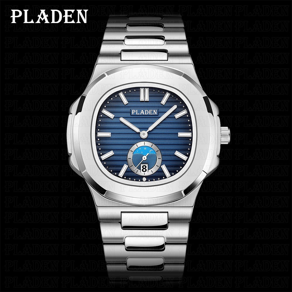 Bladen Watch Men Luxury Stainless Steel Automatic Date Watch Quartz Fashion Diving Luminous Reloj de hombre dropshipping 2022