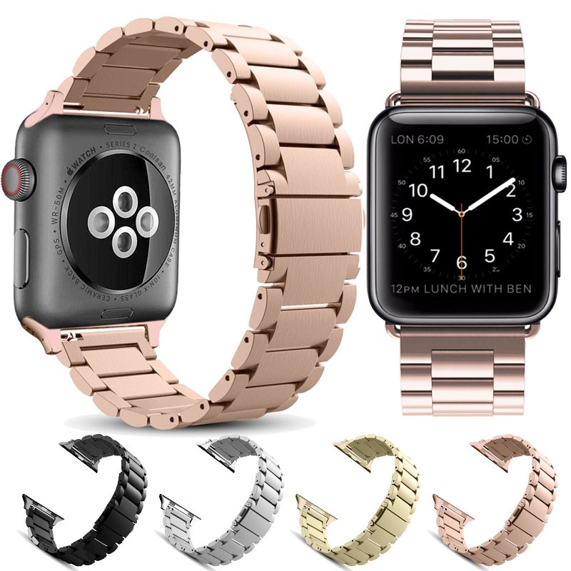 Titanium Strap for Apple Watch 7 41mm 45mm 6 5 4 SE 44mm 40mm Stainless Steel Replacement Strap for iwatch 3 2 1 42mm 38mm Band