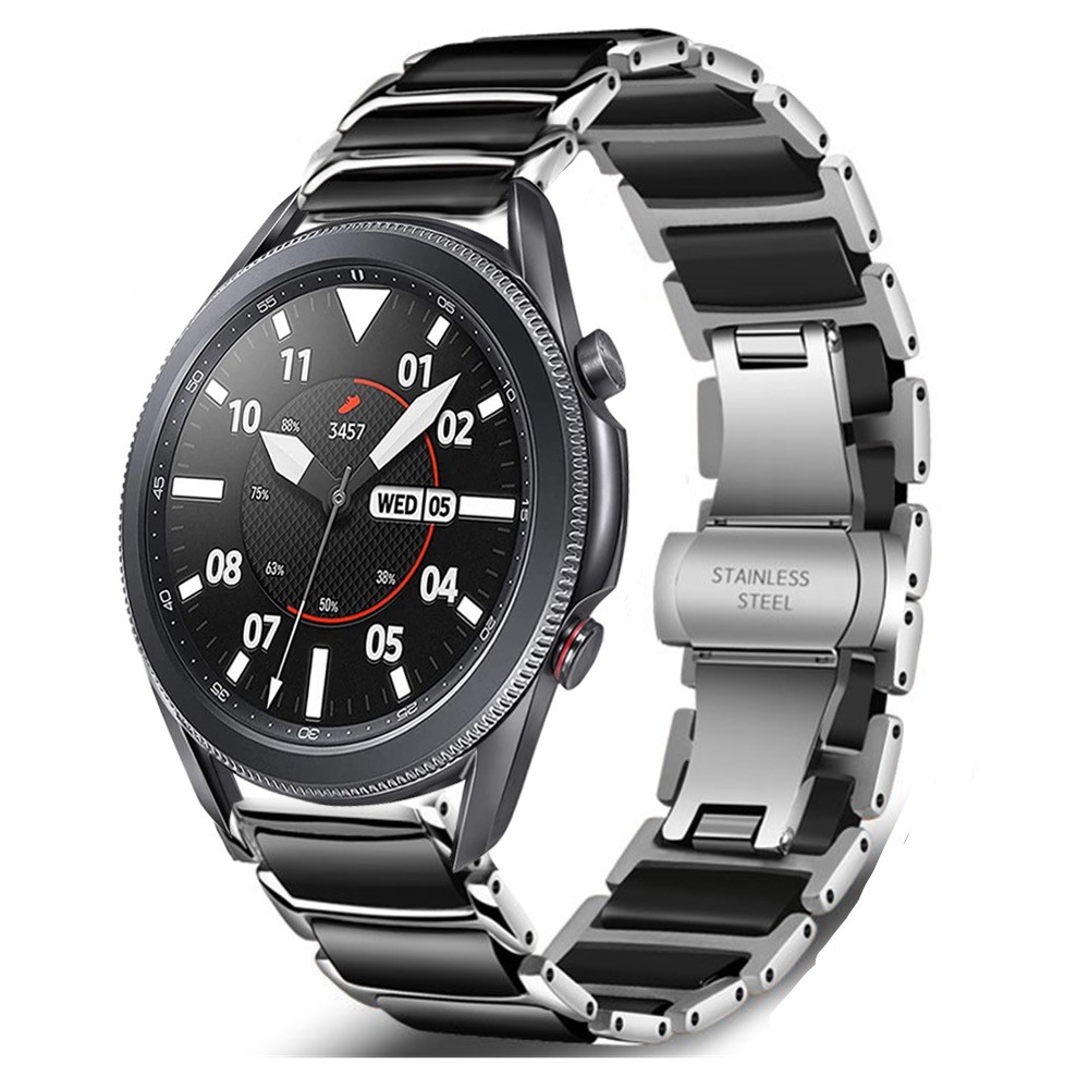 22mm 20mm Ceramic Metal Strap for Samsung Galaxy Watch 3 Gear S3 Huawei watch3/GT High-end Smart Watch Wristband for Amazfit GTR