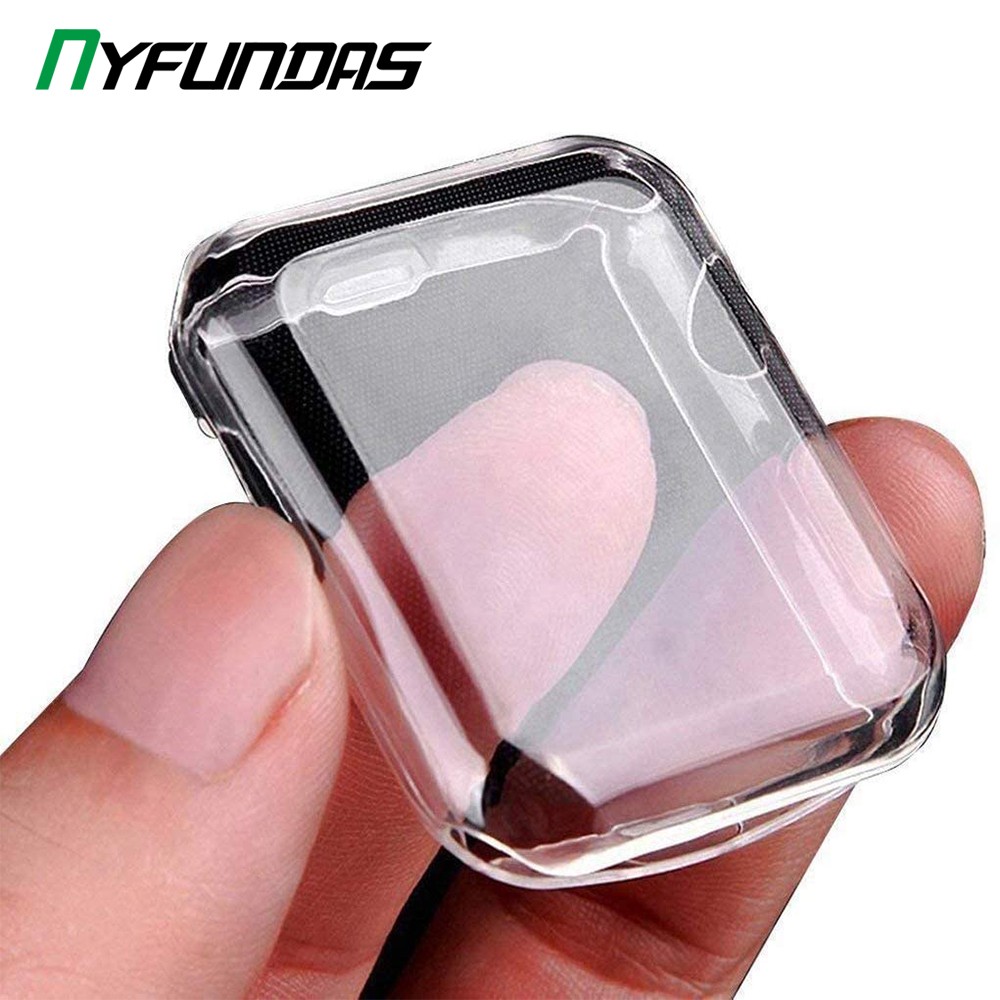 Protective Cover Case For iWatch Apple Watch Series 5 4 3 2 1 38 40 42 44mm 40mm 42mm 38mm 44mm Screen Protector Accessories