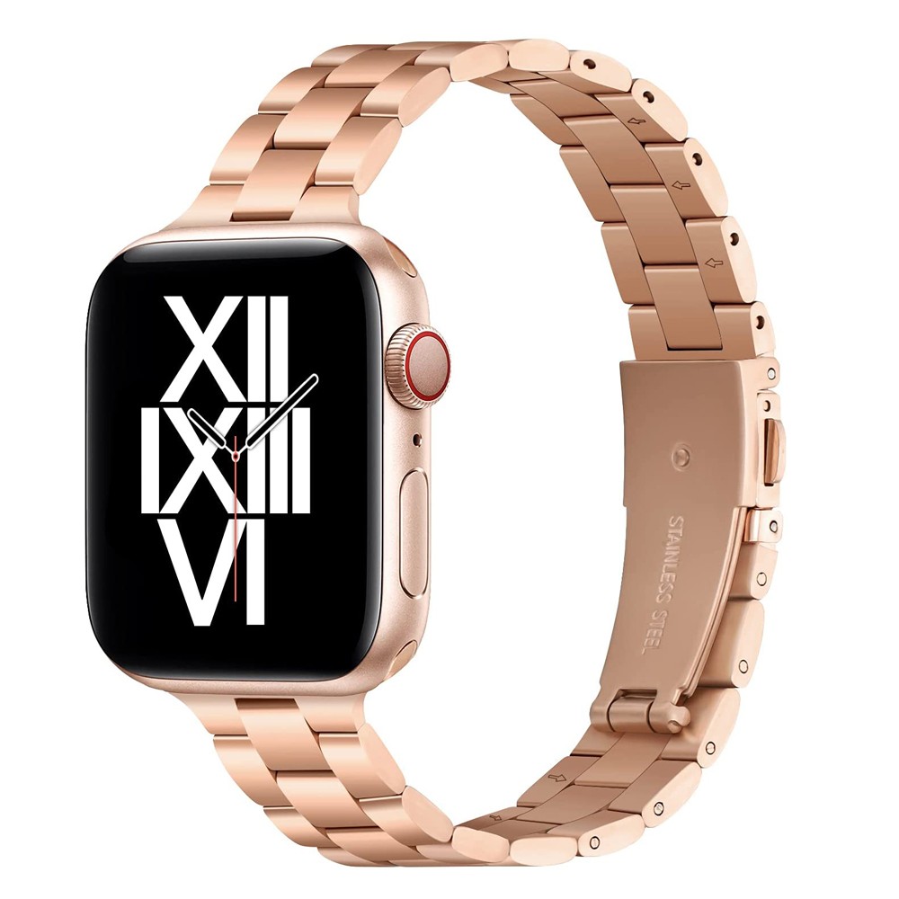 slim strap for apple watch band 40mm 44mm 38mm 42mm 40mm girl/women ultra-thin metal bracelet apple watch serie 6 5 4 7 se band