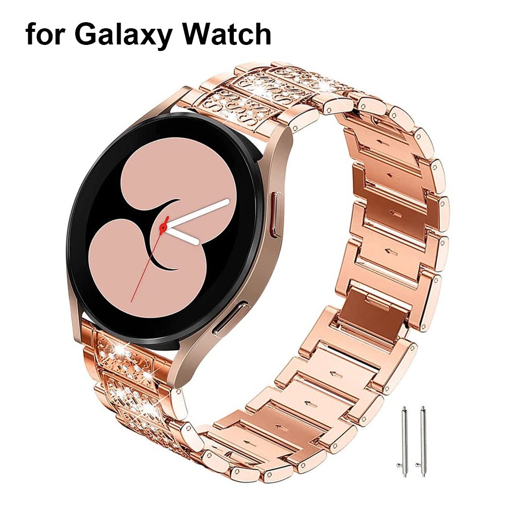 Bling Band for Galaxy Watch 3 4 45mm 41mm 42mm 46mm/Samsung Gear S2 S3 Classic Frontier/Active 2 40mm 44mm Women's Bracelet Strap