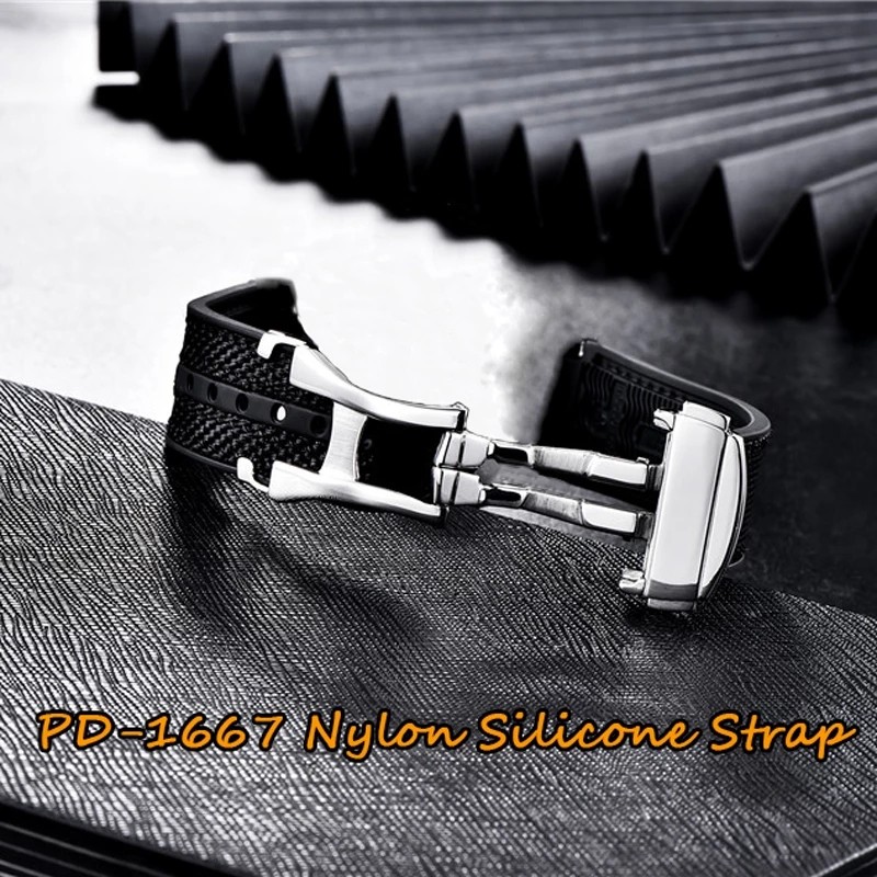 Pagani original design watch band collection wear comfortable stainless steel fashion casual nylon strap safety folding buckle