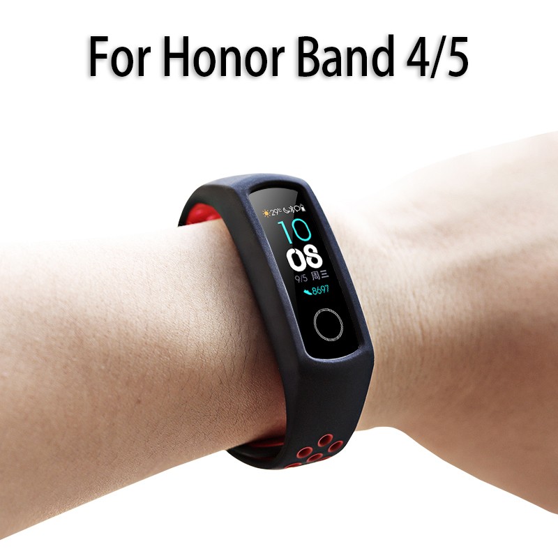 For Honor Band 5 Colorful Silicone Wristbands Watch Band Replacement Strap Smart Watch Bracelet For Honor Band 4 Strap