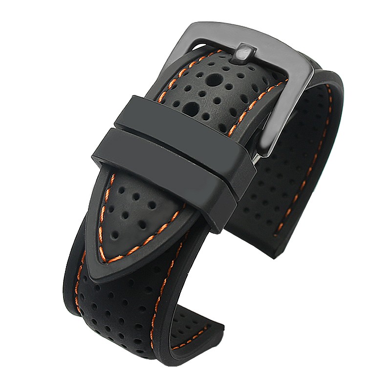 New Breathable Silicone Sport Band For Hua Wei Sam Sung Watchband 20mm 22mm Rubber Strap For Mido-T-issot Ya-Mega Accessories