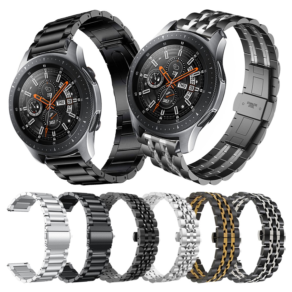 Original Metal Band for Samsung Galaxy Watch 46mm 42mm Stainless Steel Wrist Watch Strap for Galaxy Watch 46mm 42mm Bracelet 22