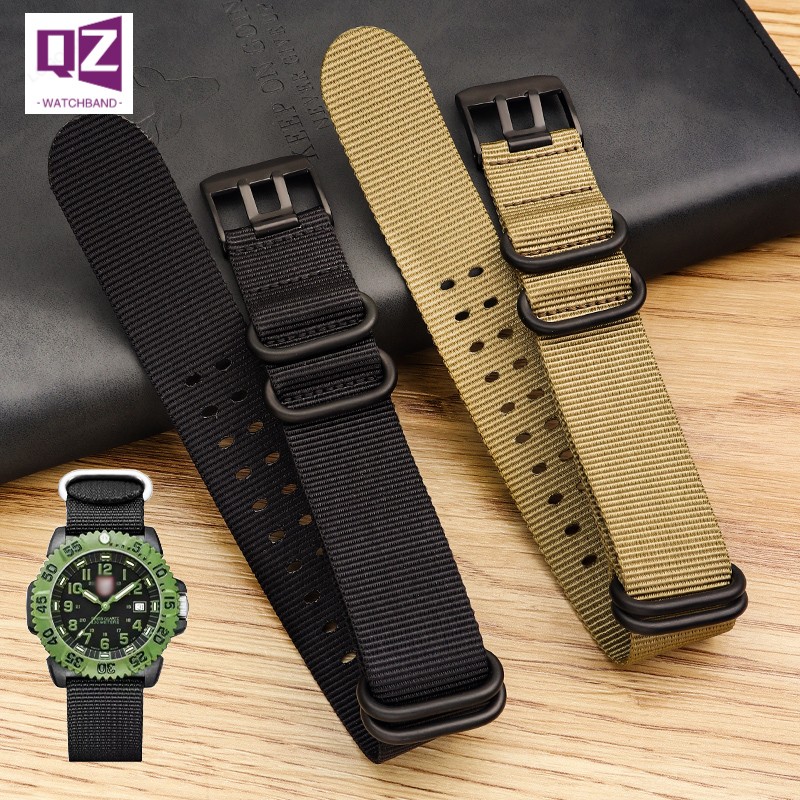 Nylon watch strap 22mm 23mm for Luminox 3051 3080 3150 8800 watch band sport mans nato watchband bracelet long watchbands