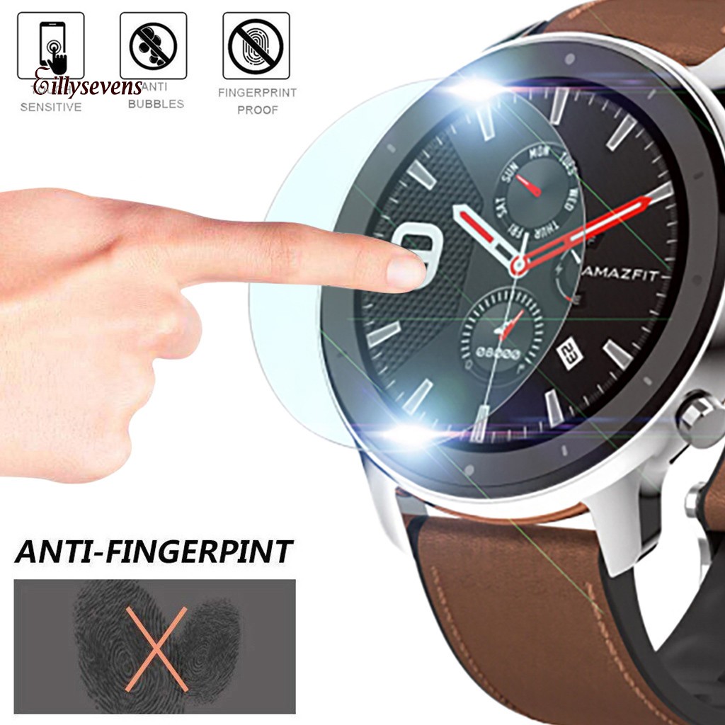 3/5 Pack Watch Screen Protectors Explosion-proof TPU Screen Protector Protective Film for AMAZFIT GTR Smart Watch 47mm Smartwatch 42mm