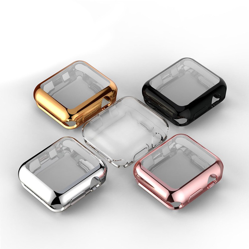 Cover For Apple Watch Case 44mm/40mm Iwatch Case 42mm/38mm Screen Protector Bumper Accessories For Apple Watch Series 6 5 4 3 SE