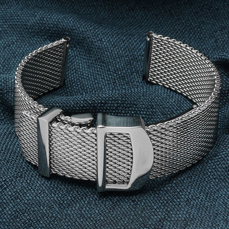 Milanese Stainless Steel Watch Band For IWC PORTUGIESER PORTUGIESER Metal Bracelet Watch Band Mesh Watch Band 20mm22mm Wristband Accessories