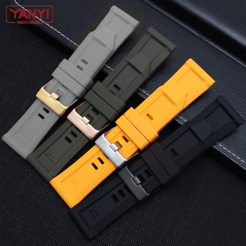 Silicone Rubber Bracelet Watch Band 26mm For Diesel DZ4496 DZ4427 DZ4487 DZ4323 DZ4318 DZ4305 Watchband Man Watches Strap