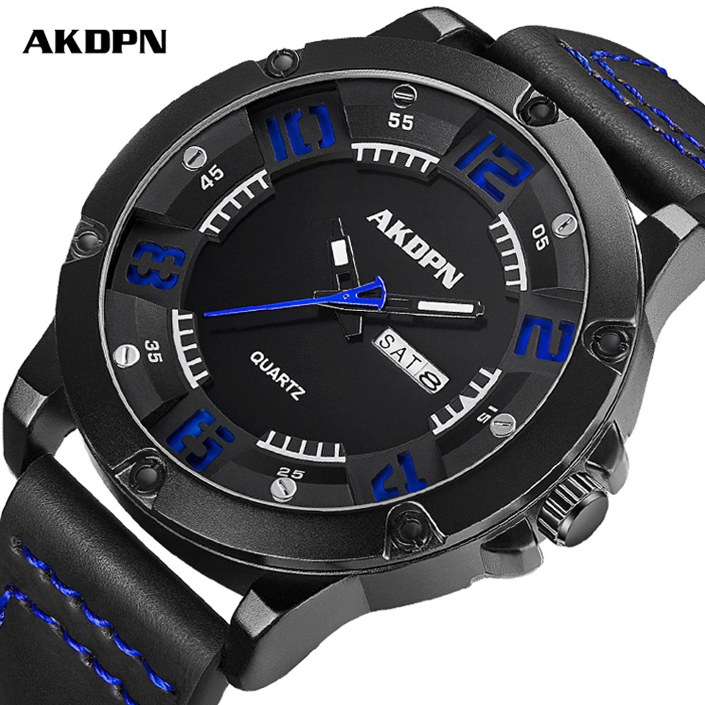 2021 Fashion Men Quartz Wrist Watches Male Clock PU Leather Creative Watches Relogio Masculino Unique Wristwatches