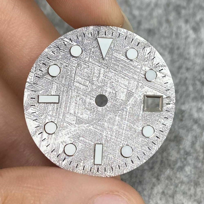 29mm diameter meteor dial design suitable for DG2813 or MIYOTA8215 movement sub-chain watch accessories blue luminous