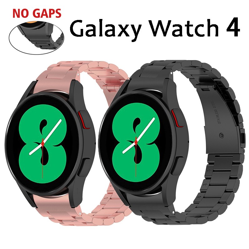 no gaps stainless steel band for samsung galaxy watch 4 classic 46mm 42mm strap matel correa galaxy watch 4 44mm 40mm bracelet