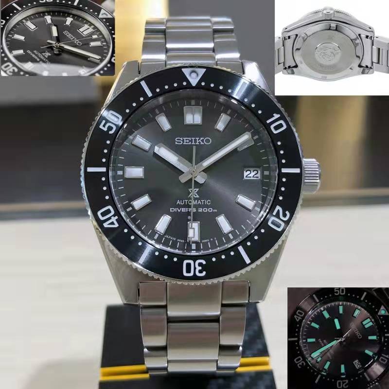 Seiko Men's Fashion Automatic Watch Diving Luminous Steel Band Luxury Watch SPB143J1 Business Men's Quartz Watch