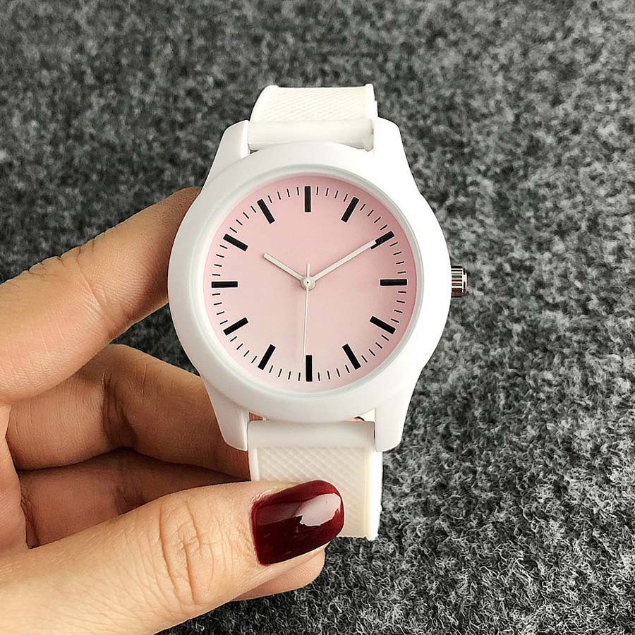 Brand Wrist Watches Fashion Men Women Ladies Girl Couples Crocodile Pattern Quartz Casual Silicone Band Watch LA07