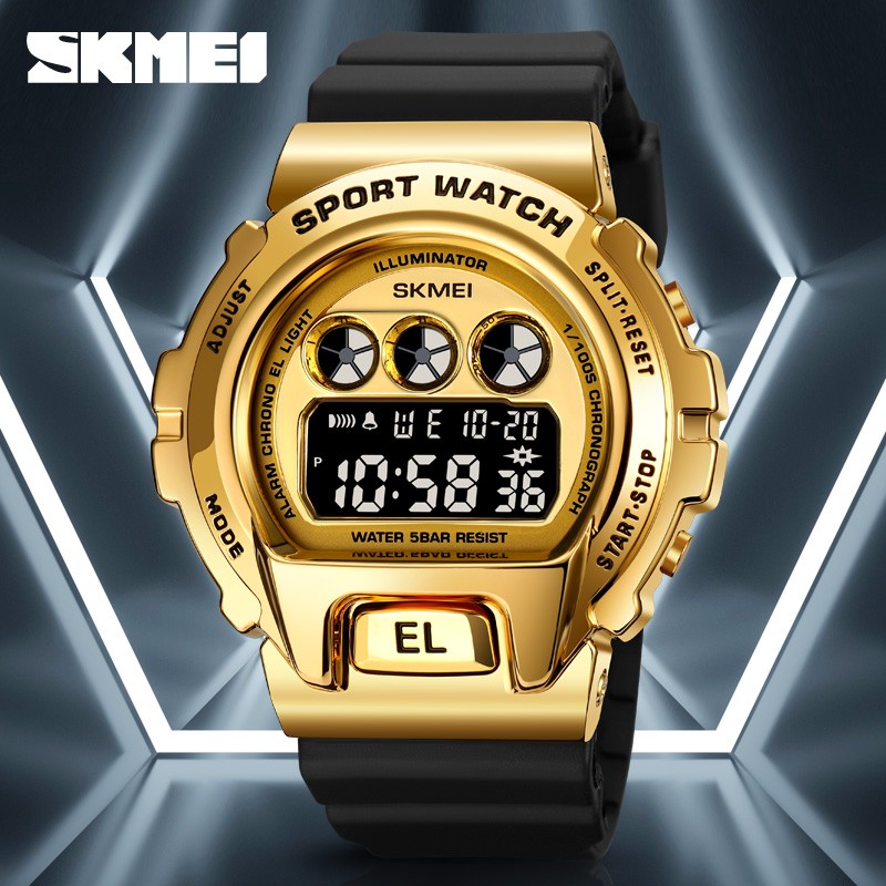 Original Electronic Watch Mens Luxury Outdoor Sports Digital Watches Top Brand SKMEI Men's Wristwatch Led Countdown Alarm Clock