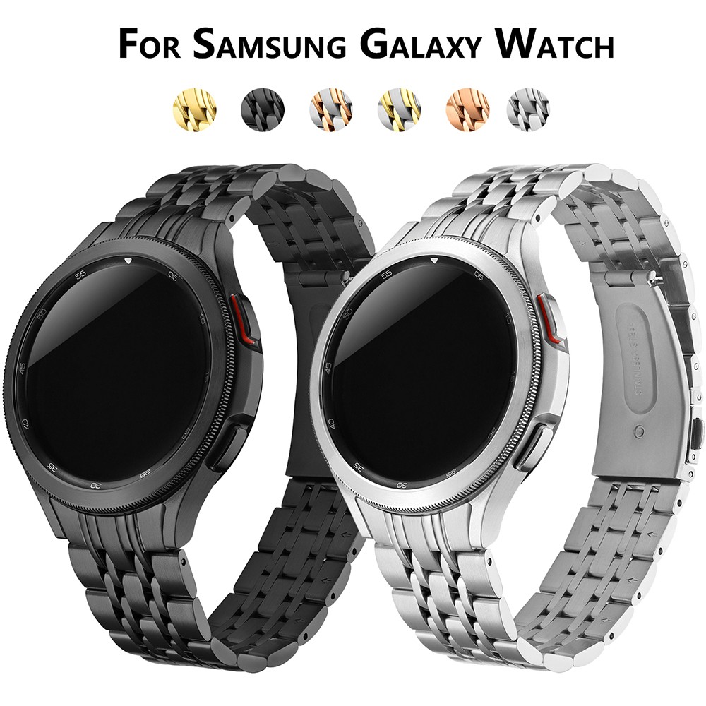 Stainless Steel Strap for Samsung Galaxy Watch 4 Classic 46mm 42 44mm 40mm Metal Bracelet Accessories