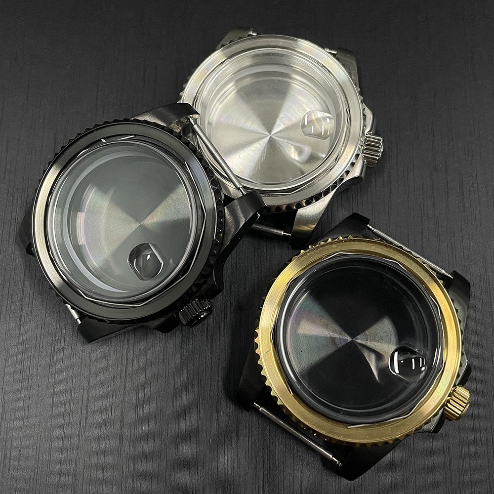 40mm NH35 NH36 case, watch accessories, add ceramic bezelfit for nh35 nh36, miyota 8215 8205 movement NO.26