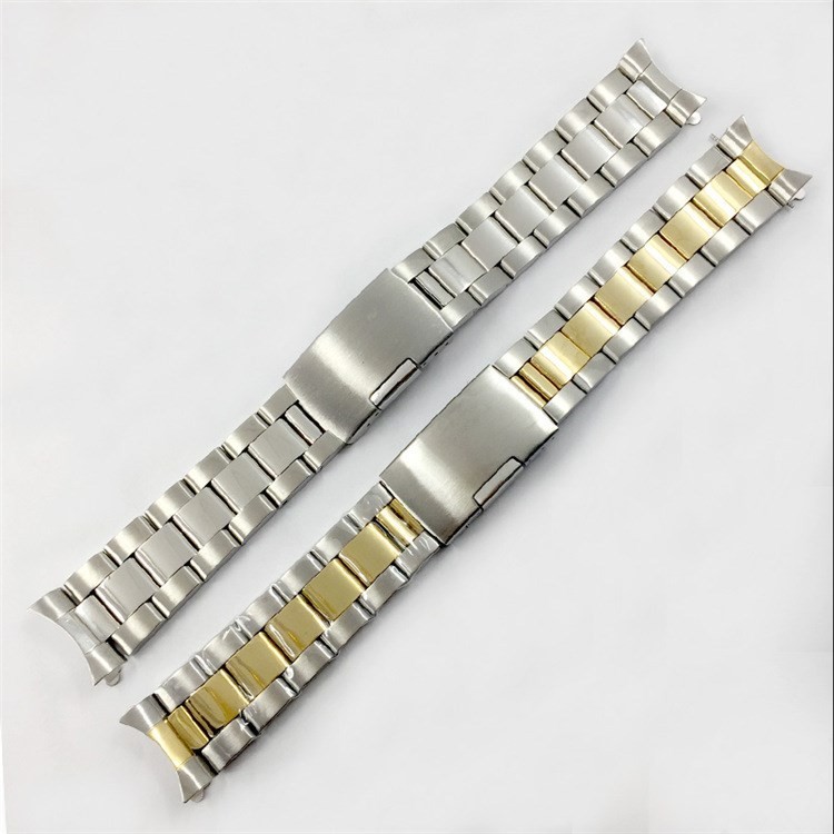 16mm 18mm 19mm 21mm 24 26mm 22mm 20mm Curved End Stainless Steel Watch Band Strap for Samsung Galaxy Watch Watchband