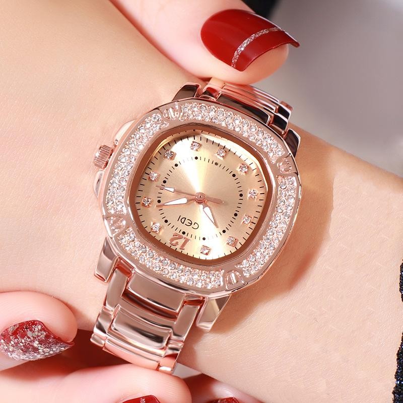 GEDI 2022 Top Selling Brand Luxury Ladies Watch Waterproof Fashion Stainless Steel Band Business Women's Watch Drop Shipping