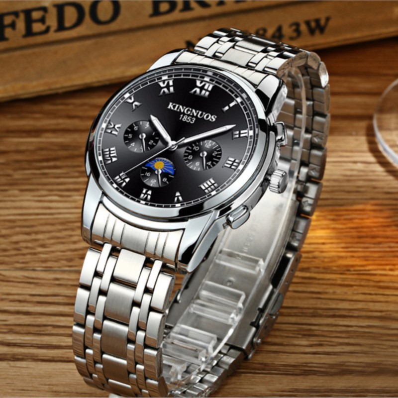 New Steel Band Business Waterproof Watch Men's Luxury Watch Fashion Luminous Male Watch Quartz Classic Wrist Watches For Men