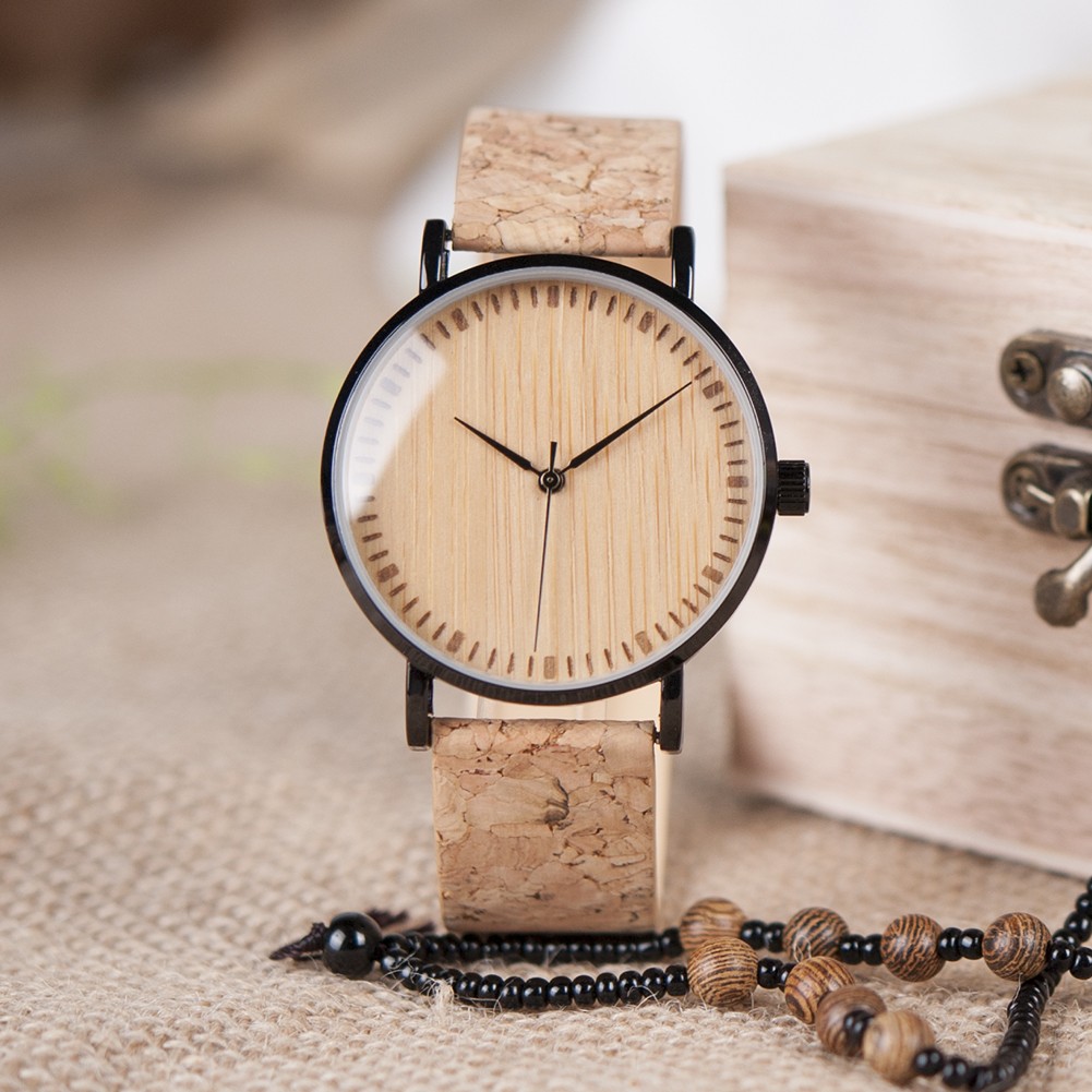 Bobo Bird Wood Watch Men Bamboo Relogio Masculino Wristwatch with Silicone Leather Band Strap Great Gift