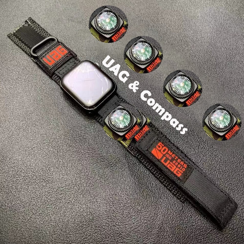 Nylon sport watch band for iwatch 7 3 2 1 38mm 42mm bracelet loop strap for apple watch se 5 4 6 40mm 44mm watchbands wrist strap